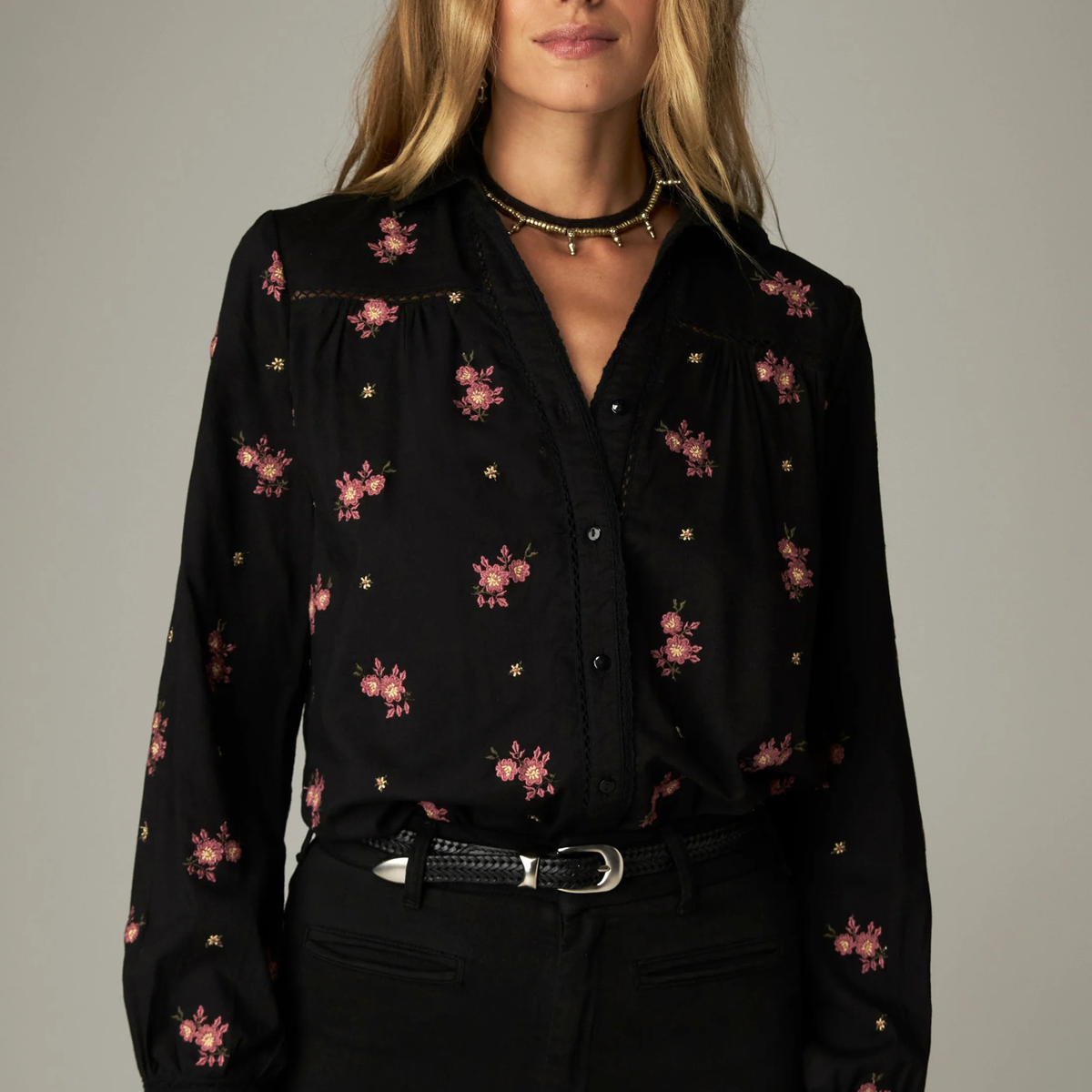 Louis Shirt – Night Roses
