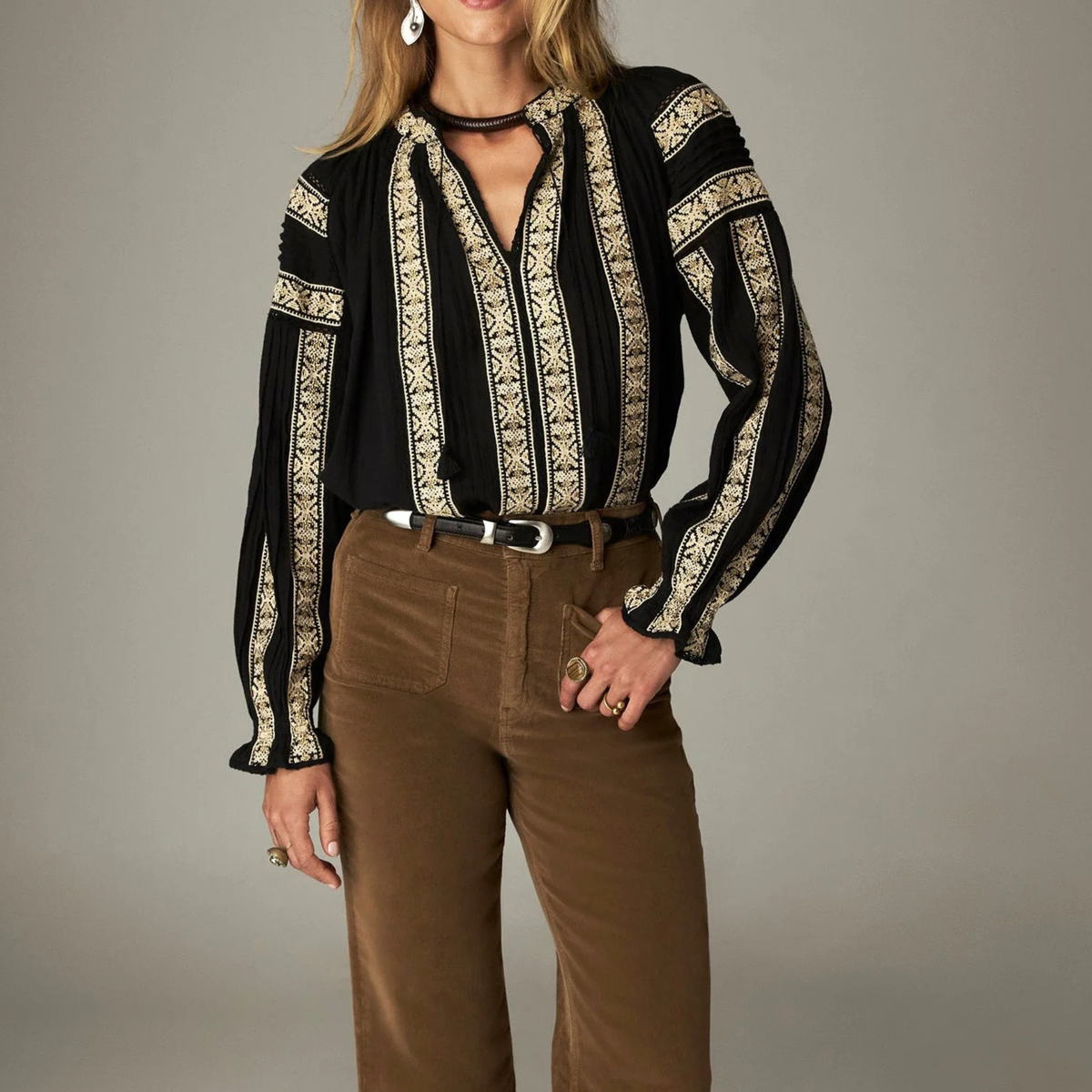 Rose Blouse – Noir