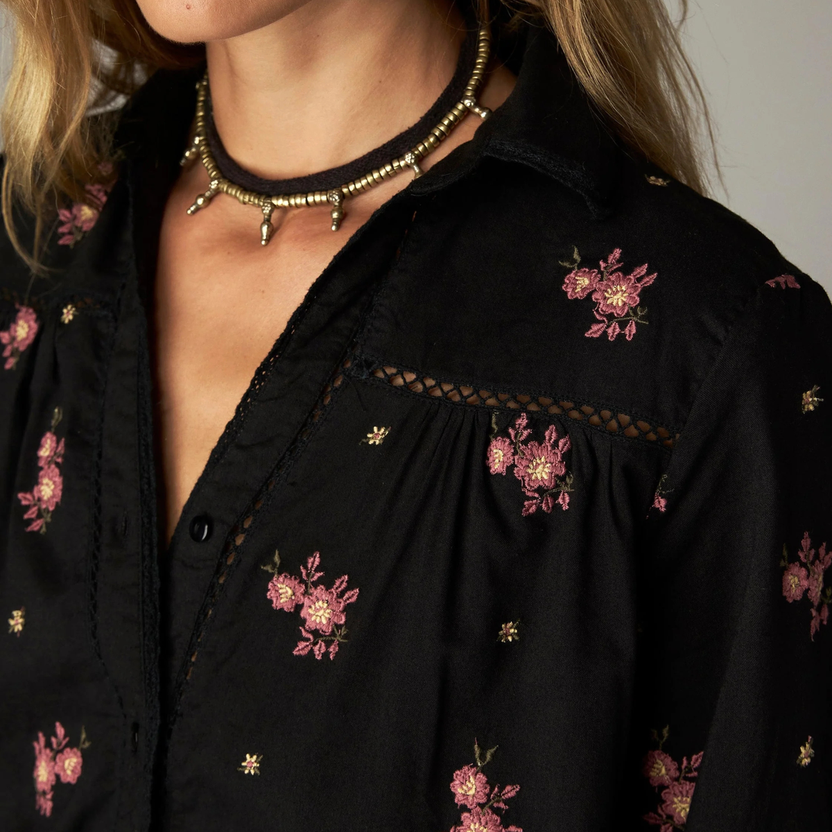 Louis Shirt – Night Roses