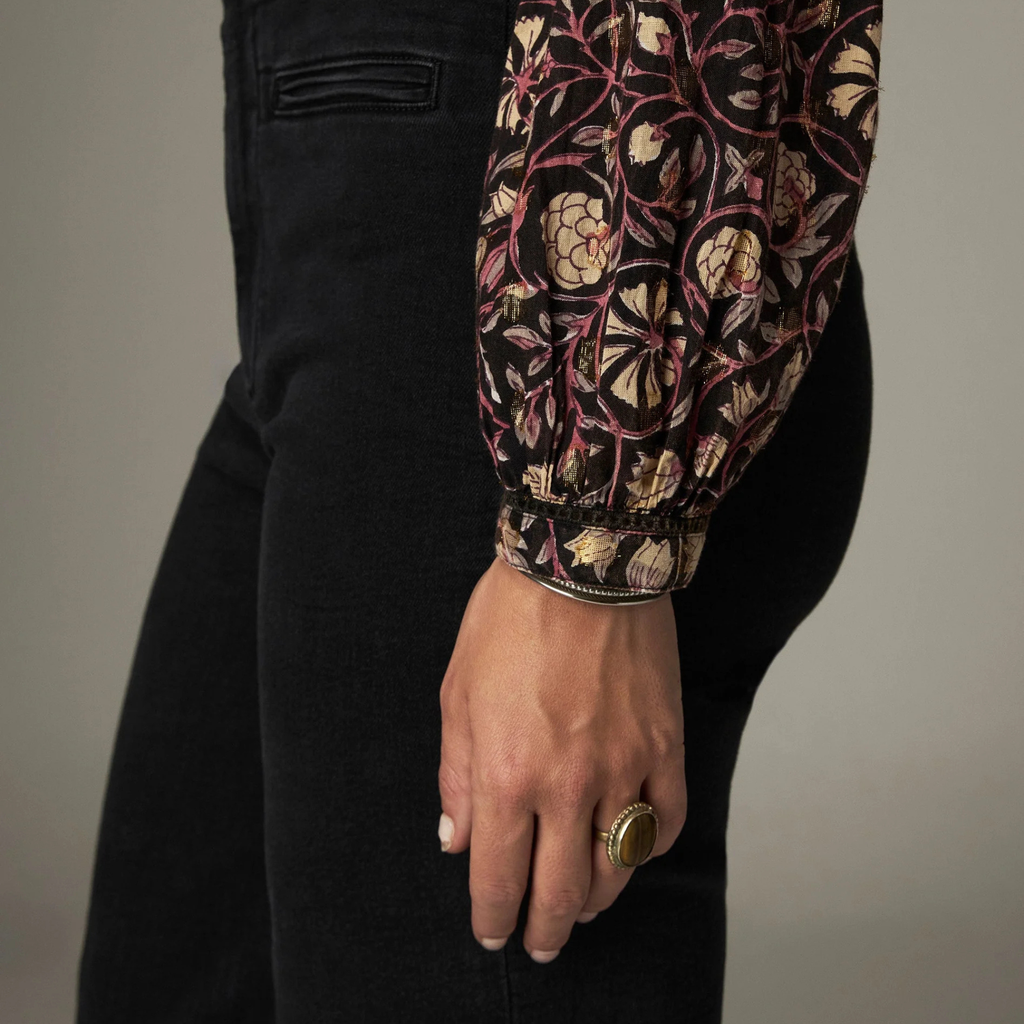 Geraldine Blouse – Ruby Noir